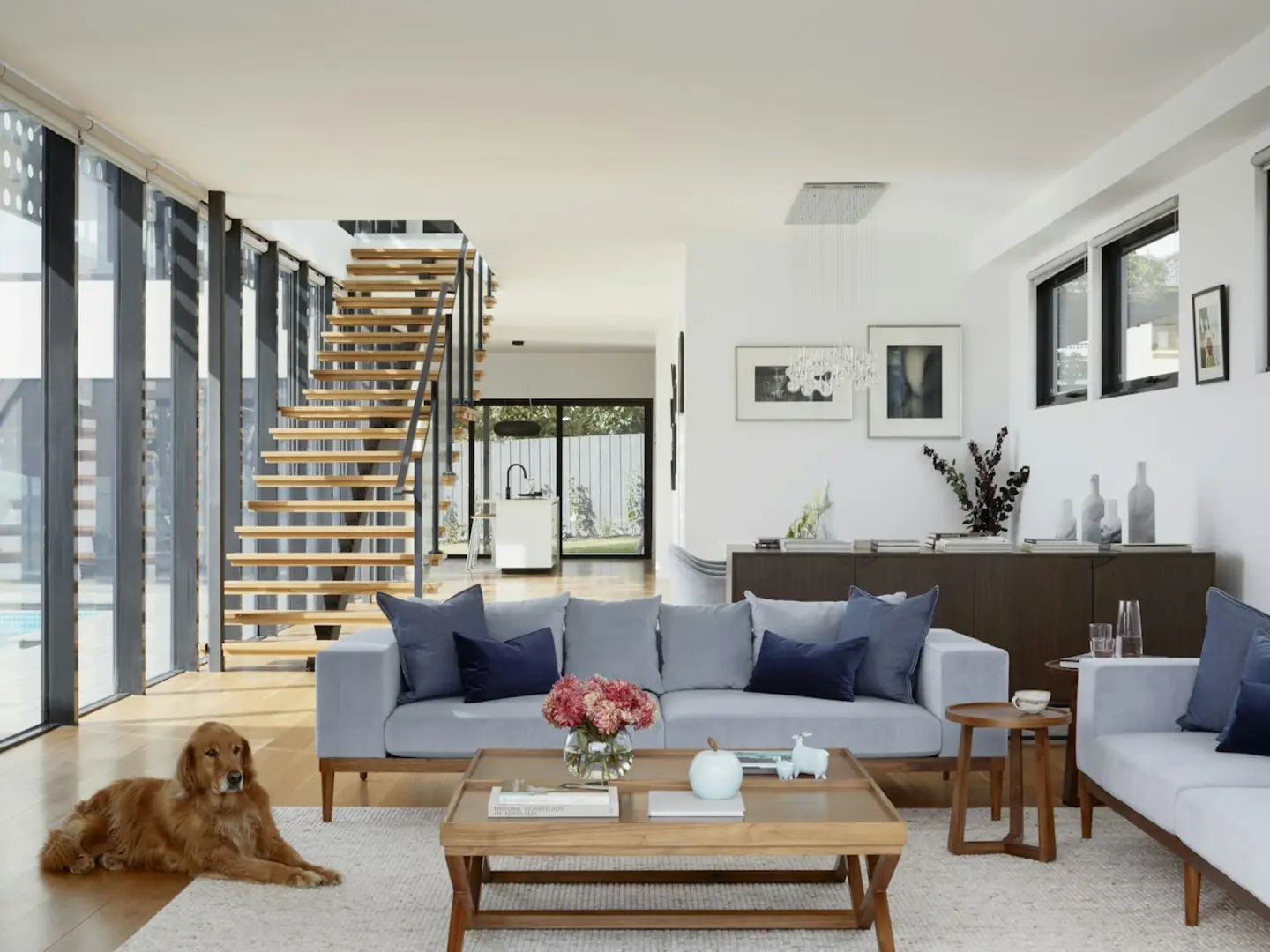 Finished modern home interior